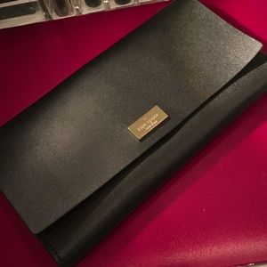 Kate Spade black and pink leather wallet